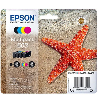 Оригінальні чорнильні картриджі Epson 603 CMYK (C13T03U64010)