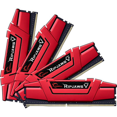 Пам'ять для настільних комп'ютерів G.Skill 64 GB (4x16GB) DDR4 3600 MHz Ripjaws V (F4-3600C19Q-64GVRB)