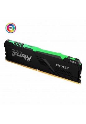 Пам'ять для настільних комп'ютерів Kingston FURY 16 GB DDR4 3200 MHz Beast RGB (KF432C16BB1A/16)