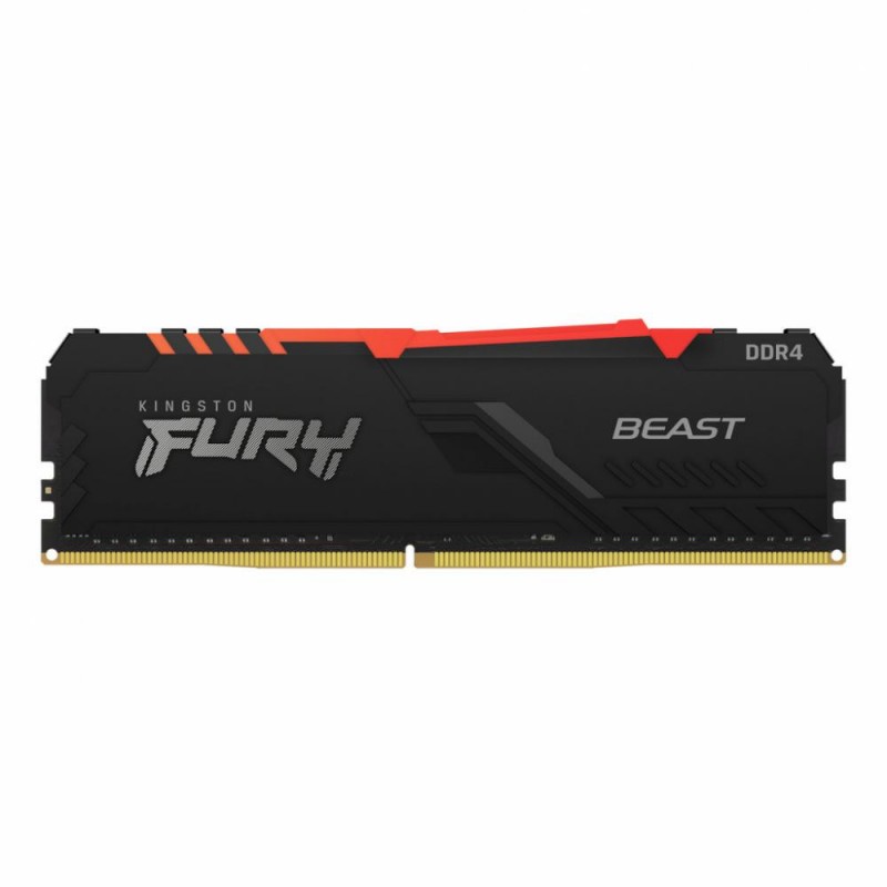 Пам'ять для настільних комп'ютерів Kingston FURY 16 GB DDR4 3200 MHz Beast RGB (KF432C16BB1A/16)