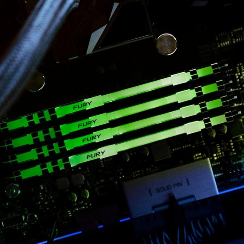 Пам'ять для настільних комп'ютерів Kingston FURY 16 GB DDR4 3200 MHz Beast RGB (KF432C16BB1A/16)