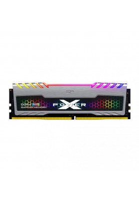 Пам'ять для настільних комп'ютерів Silicon Power 16 GB DDR4 3200 MHz XPOWER Turbine RGB (SP016GXLZU320BSB)