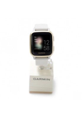 Смарт-годинник Garmin Venu Sq 2 Cream Gold Aluminum Bezel with White Case and Silicone Band (010-02701-01/11)