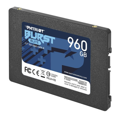 SSD накопичувач PATRIOT Burst Elite 960 GB (PBE960GS25SSDR) SSD накопичувач PATRIOT Burst Elite 960 GB (PBE960GS25SSDR)