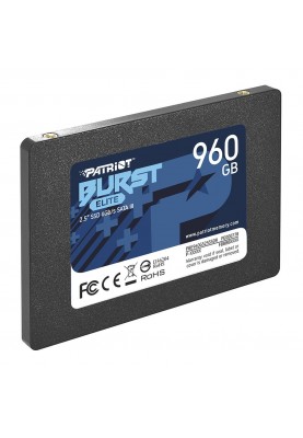 SSD накопичувач PATRIOT Burst Elite 960 GB (PBE960GS25SSDR)