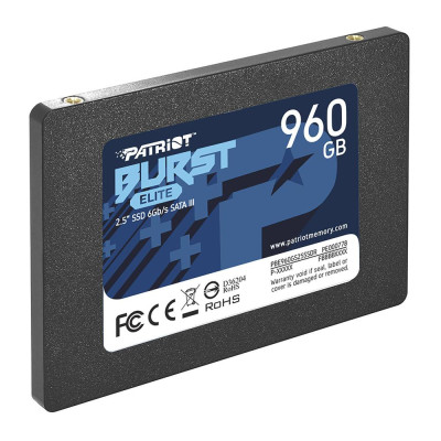 SSD накопичувач PATRIOT Burst Elite 960 GB (PBE960GS25SSDR) SSD накопичувач PATRIOT Burst Elite 960 GB (PBE960GS25SSDR)