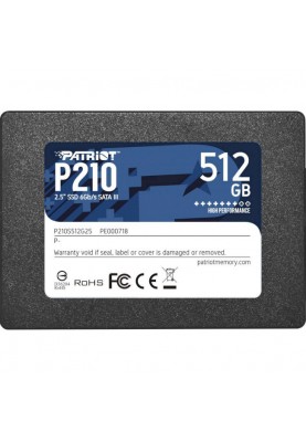 SSD накопичувач PATRIOT P210 512 GB (P210S512G25)