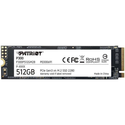SSD накопичувач PATRIOT P300 512 GB (P300P512GM28)