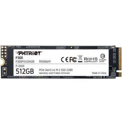 SSD накопичувач PATRIOT P300 512 GB (P300P512GM28)