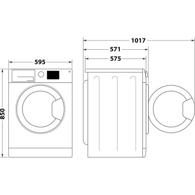 Пральна машина автоматична Whirlpool FFB 7259 BV Пральна машина автоматична Whirlpool FFB 7259 BV