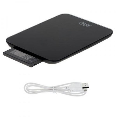 Ваги кухонні електронні Adler AD 3167 black USB