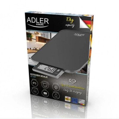Ваги кухонні електронні Adler AD 3167 black USB