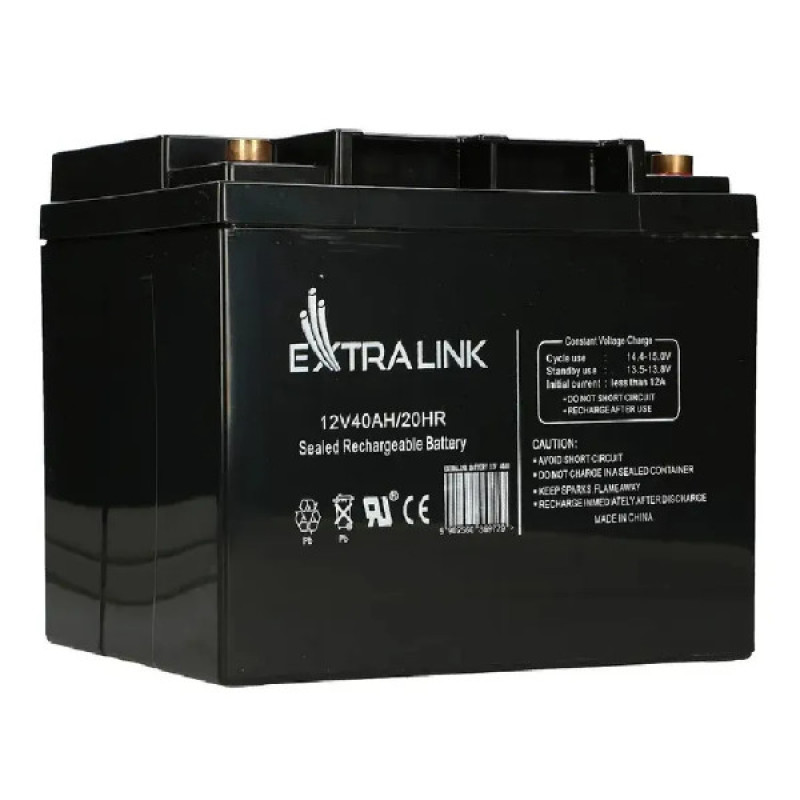 Акумулятор для ДБЖ Extralink AGM 12V 40Ah (EX.9779)