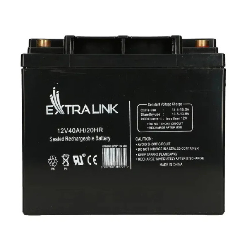 Акумулятор для ДБЖ Extralink AGM 12V 40Ah (EX.9779)