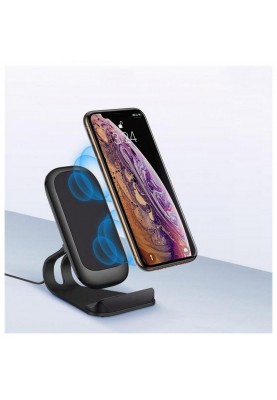 Бездротовий зарядний пристрій ColorWay Wireless Stand 15W Black (CW-CHW31Q-BK)