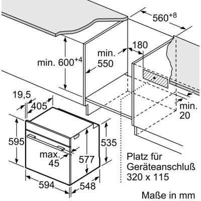 Духовка електрична Siemens HB634GBW1