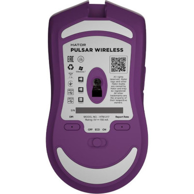 Миша HATOR Pulsar Wireless Lilac (HTM-317)