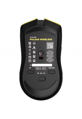 Миша HATOR Pulsar Wireless Yellow (HTM-318)