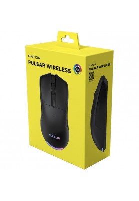 Миша HATOR Pulsar Wireless Yellow (HTM-318)