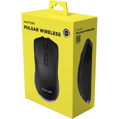 Миша HATOR Pulsar Wireless Yellow (HTM-318)