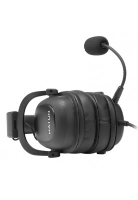 Навушники з мікрофоном HATOR Hypergang EVO Black (HTA-810)