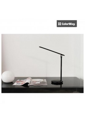 Офісна настільна лампа ColorWay LED 4W 2800-6000K Black аккумулятор (CW-DL02B-B)