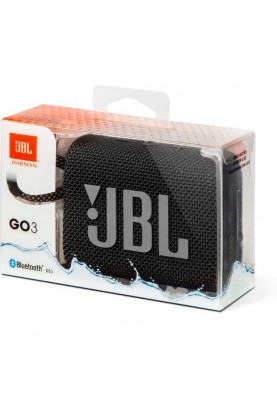 Портативна колонка JBL GO 3 Black (JBLGO3BLK)