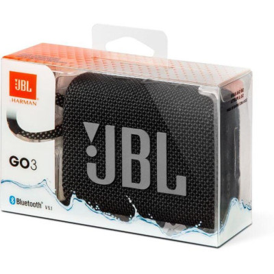 Портативна колонка JBL GO 3 Black (JBLGO3BLK)