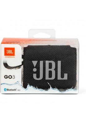 Портативна колонка JBL GO 3 Black (JBLGO3BLK)