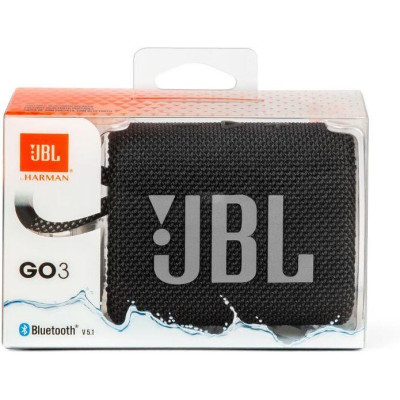 Портативна колонка JBL GO 3 Black (JBLGO3BLK)