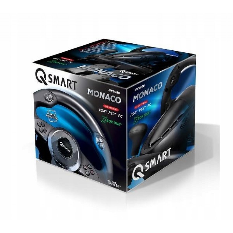 Кермо з педалями Q-SMART SW2020 MONACO для Playstation, Xbox, PC