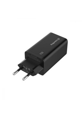 Зарядний пристрій ColorWay GaN3 Pro Power Delivery (USB-A + 2 USB TYPE-C) (CW-CHS039PD-BK)