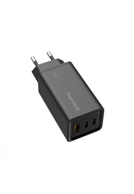Зарядний пристрій ColorWay GaN3 Pro Power Delivery (USB-A + 2 USB TYPE-C) (CW-CHS039PD-BK)