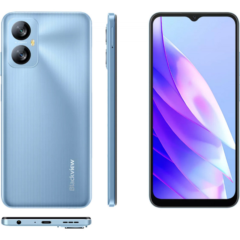 Смартфон Blackview A52 2/32GB Ice Blue