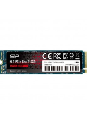 SSD накопичувач Silicon Power P34A80 1 TB (SP001TBP34A80M28)