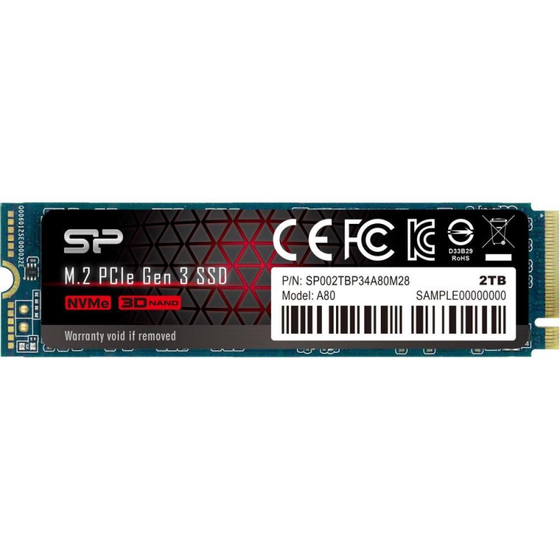 SSD накопичувач Silicon Power P34A80 2 TB (SP002TBP34A80M28)