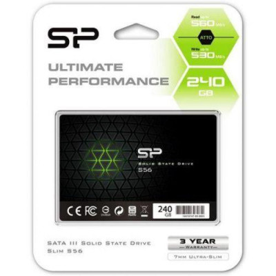 SSD накопичувач Silicon Power Slim S56 240 GB (SP240GBSS3S56B25)