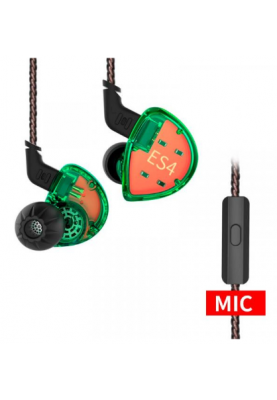 Навушники з мікрофоном Knowledge Zenith ES4 Green