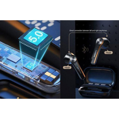 Навушники TWS Lenovo QT81 Black
