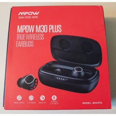 Навушники TWS MPOW M30 Plus Black