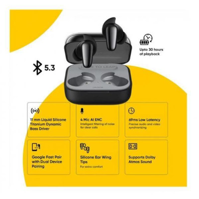 Навушники TWS realme Buds Air 3S Carbon Black