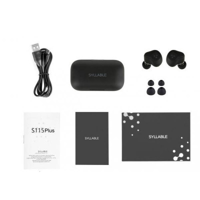 Навушники TWS Syllable S115 Plus Black Навушники TWS Syllable S115 Plus Black