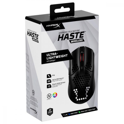 Миша HyperX Pulsefire Haste Wireless Black (4P5D7AA)
