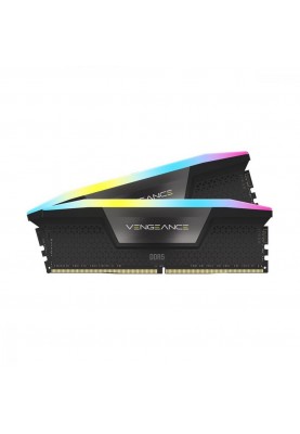 Пам'ять для настільних комп'ютерів Corsair 32 GB (2x16GB) DDR5 5600 MHz Vengeance RGB (CMH32GX5M2B5600C36K)