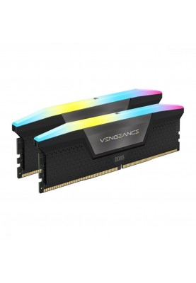 Пам'ять для настільних комп'ютерів Corsair 32 GB (2x16GB) DDR5 5600 MHz Vengeance RGB (CMH32GX5M2B5600C36K)