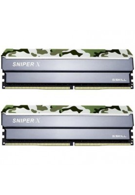 Пам'ять для настільних комп'ютерів G.Skill 16 GB (2x8GB) DDR4 3000 MHz Sniper X Classic Camo (F4-3000C16D-16GSXFB)