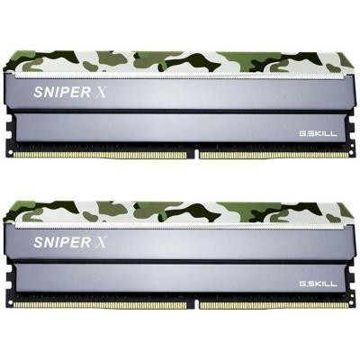 Пам'ять для настільних комп'ютерів G.Skill 16 GB (2x8GB) DDR4 3000 MHz Sniper X Classic Camo (F4-3000C16D-16GSXFB)