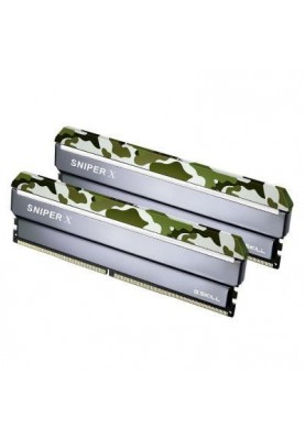 Пам'ять для настільних комп'ютерів G.Skill 16 GB (2x8GB) DDR4 3000 MHz Sniper X Classic Camo (F4-3000C16D-16GSXFB)