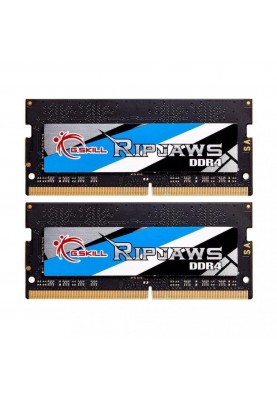 Пам'ять для ноутбуків G.Skill 32 GB (2x16GB) SO-DIMM DDR4 3200 MHz Ripjaws (F4-3200C22D-32GRS)