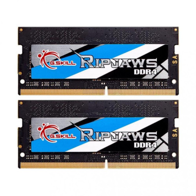 Пам'ять для ноутбуків G.Skill 32 GB (2x16GB) SO-DIMM DDR4 3200 MHz Ripjaws (F4-3200C22D-32GRS)